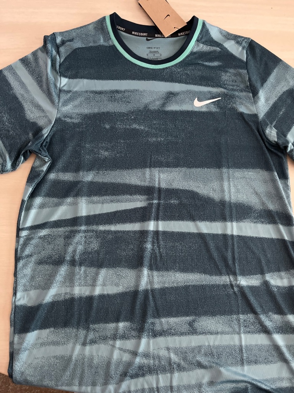 New Nike Court Men's Advantage Dri-FIT Logo Tennis T-Shirt, Medium-Tall - Picture 5 of 9